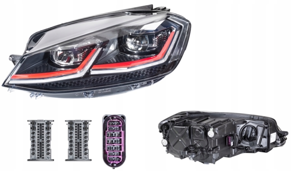 REFLEKTOR LAMPA LEWY VW GOLF VII 17- HELLA GTI