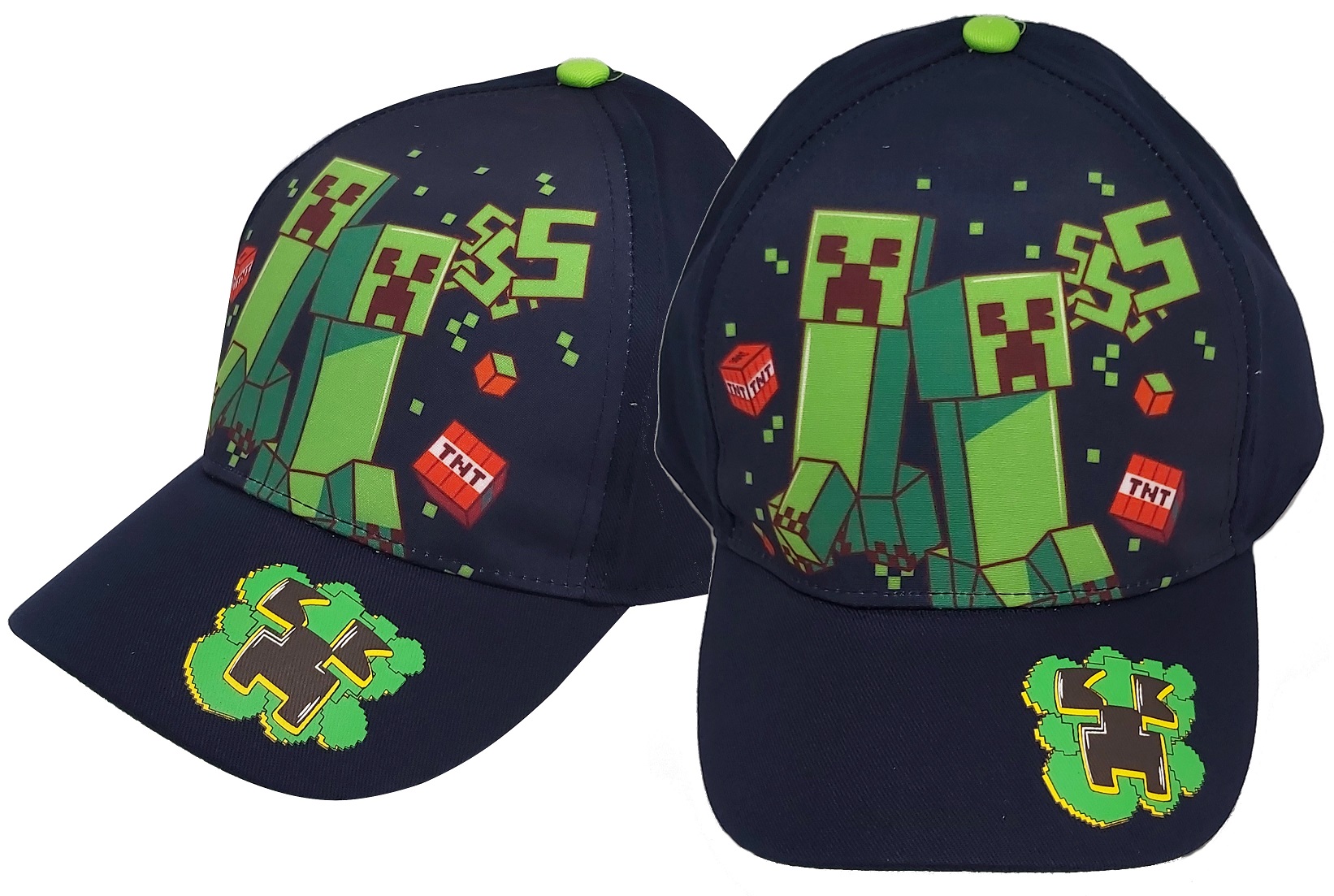 

Minecraft Czapka Z Daszkiem Bejsbolówka r.52