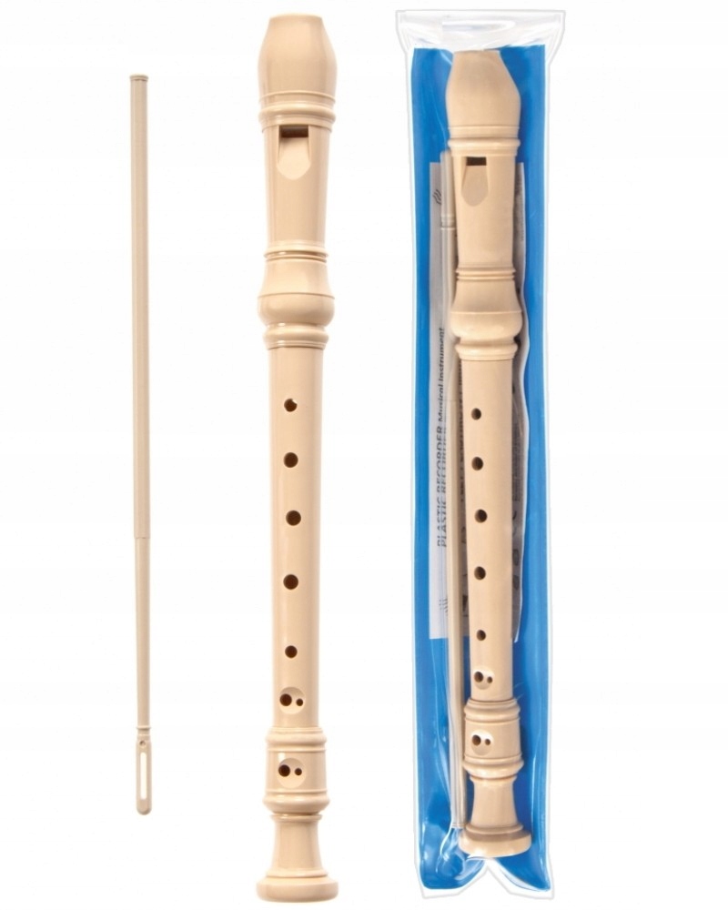 FLET SZKOLNY PROSTY PLASTIKOWY W ETUI + WYCIOR