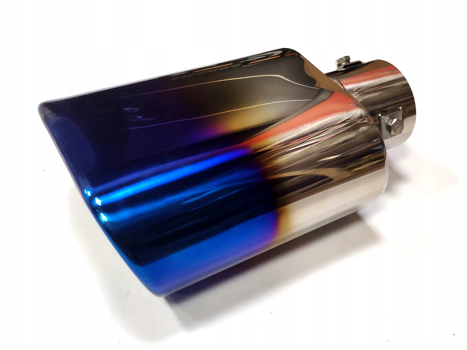 GRATISY# KOŃCÓWKA WYDECHU NIERDZEWNA BLUE-CHROM 136/80mm Producent części Automax