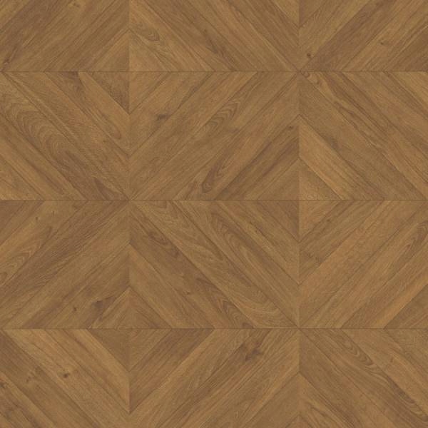 Panele Podłogowe Dąb Chevron Brązowy Wodoodporne AC4 8 mm V2 1.9m2 Długość 120 cm