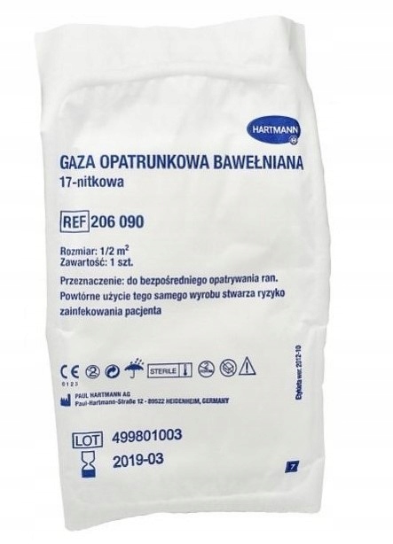 

Hartmann Gaza opatr. baw. kopert. jał. 17n, 1/2 m2