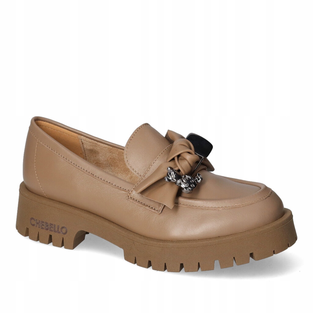 Mokasíny CheBello 4270-476 Taupe lico 39
