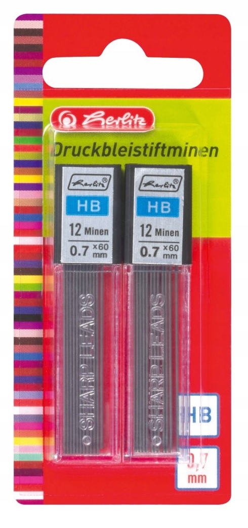 

Grafity do ołówka Hb 0,7 mm Herlitz op. 2 szt.