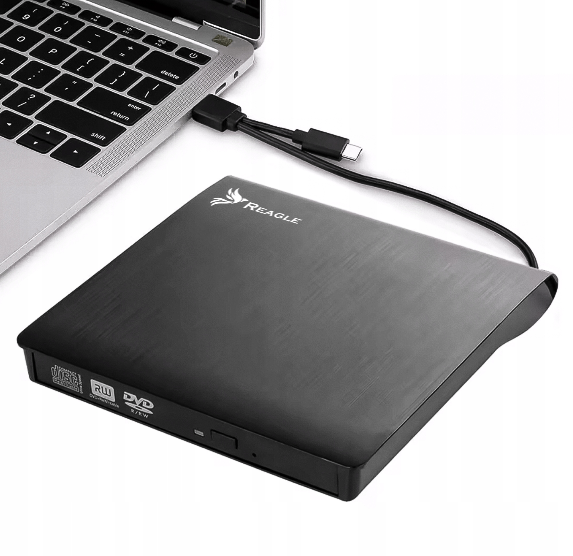 Zewnętrzny Napęd Przenośny DVD CD Rw Odtwarzacz Czytnik Płyt Usb Do Laptopa