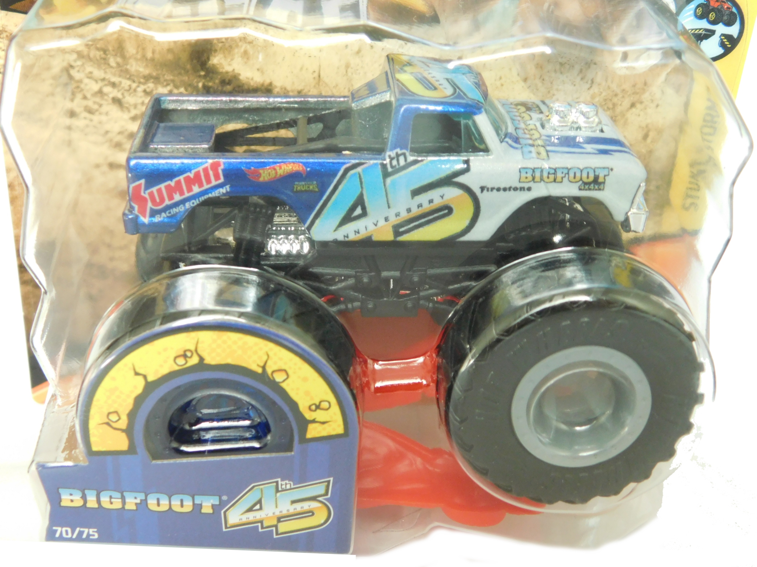 HOT WHEELS MONSTER TRUCKS BIGFOOT 45 + WRAK GJD98 EAN (GTIN) 887961705393