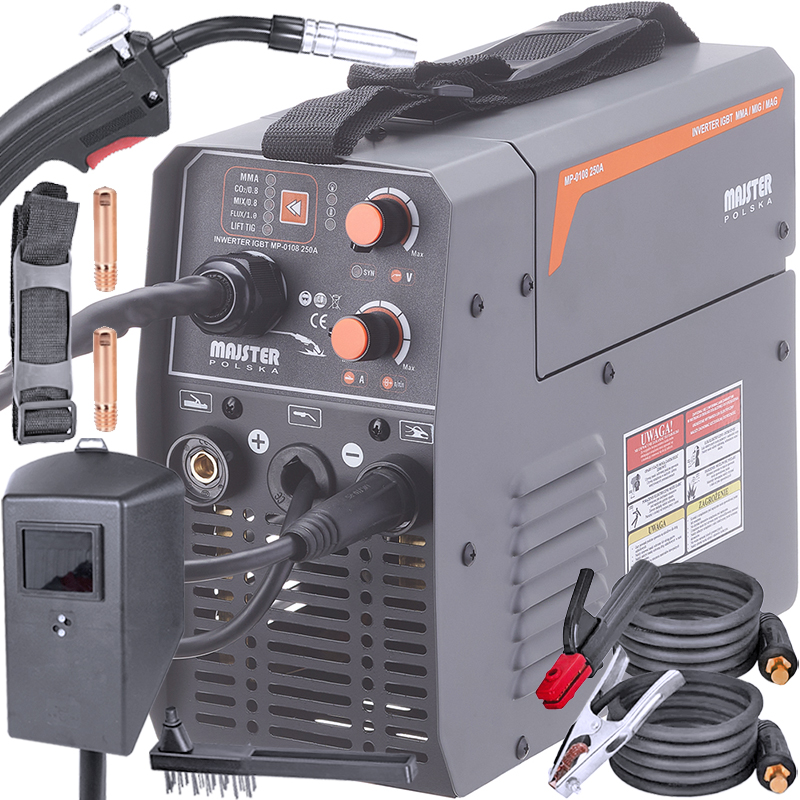 

Spawarka Migomat Mig Mag Mma Flux 250A Synergia