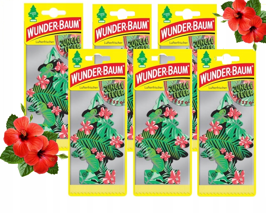 WUNDER BAUM ZAPACH CHOINKA ZAPACHOWA JUNGLE FEVER