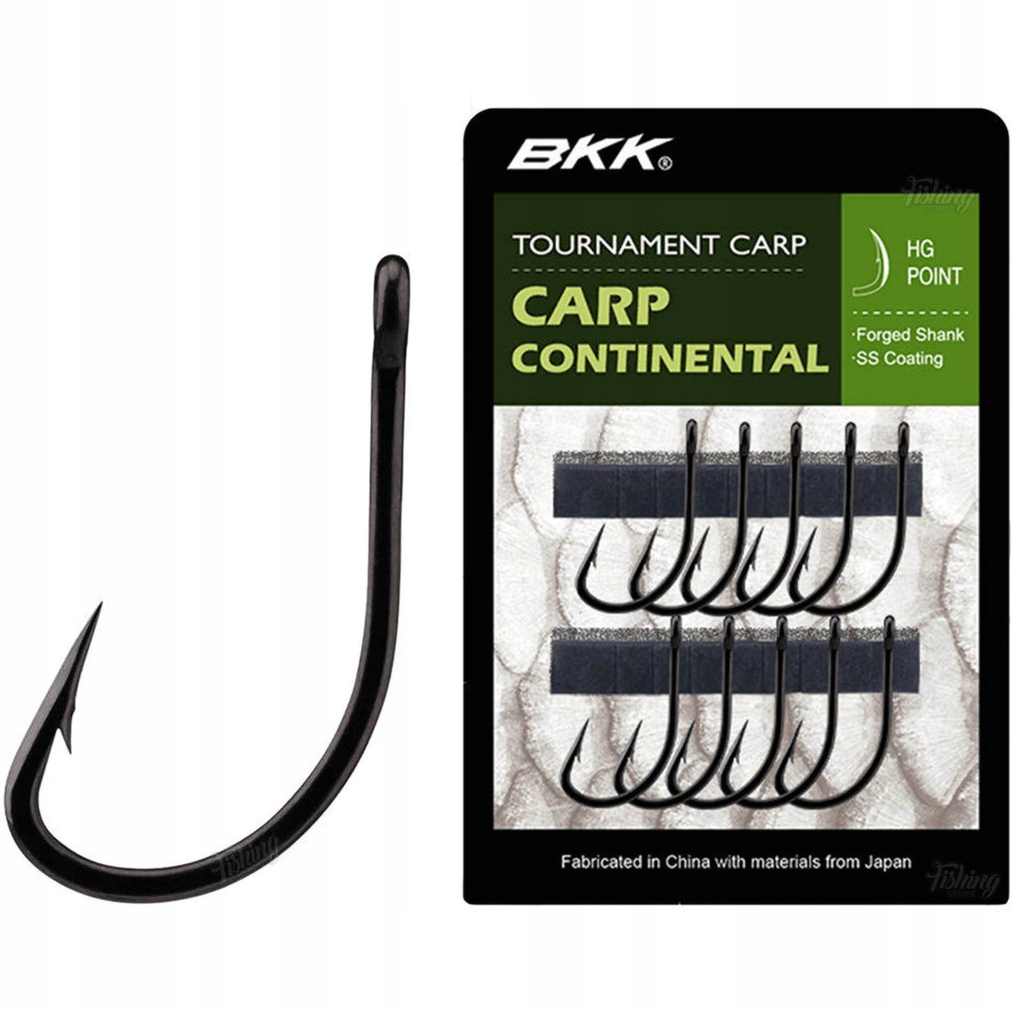 Haczyki Karpiowe Bkk Carp Continental Rozmiar 10