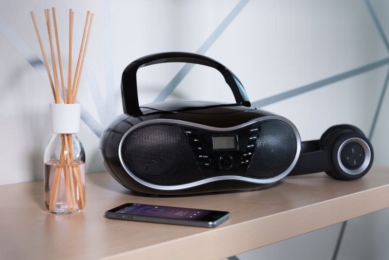 Boombox Bluetooth radio CD USB GoGEN CDM388SUBTS radioodtwarzacz Zasilanie sieciowe