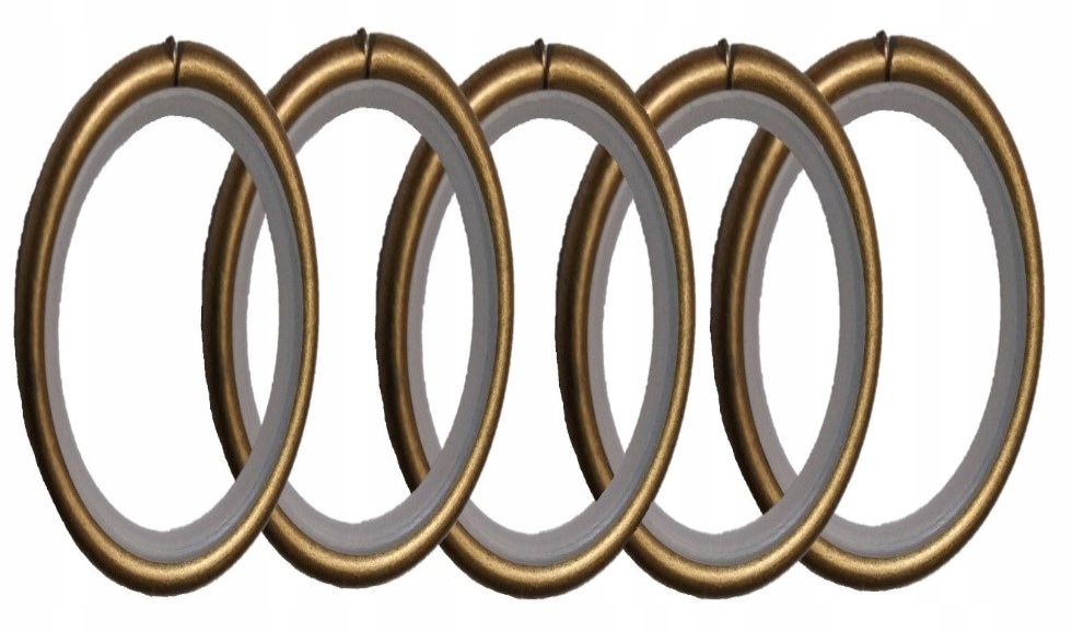 

Żabki Agrafki Metalowe Kółka Ciche Karniszy 10szt.