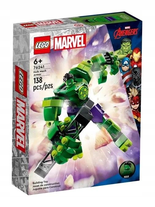 

Lego Heroes 76241 Mechaniczna Zbroja Hulka..