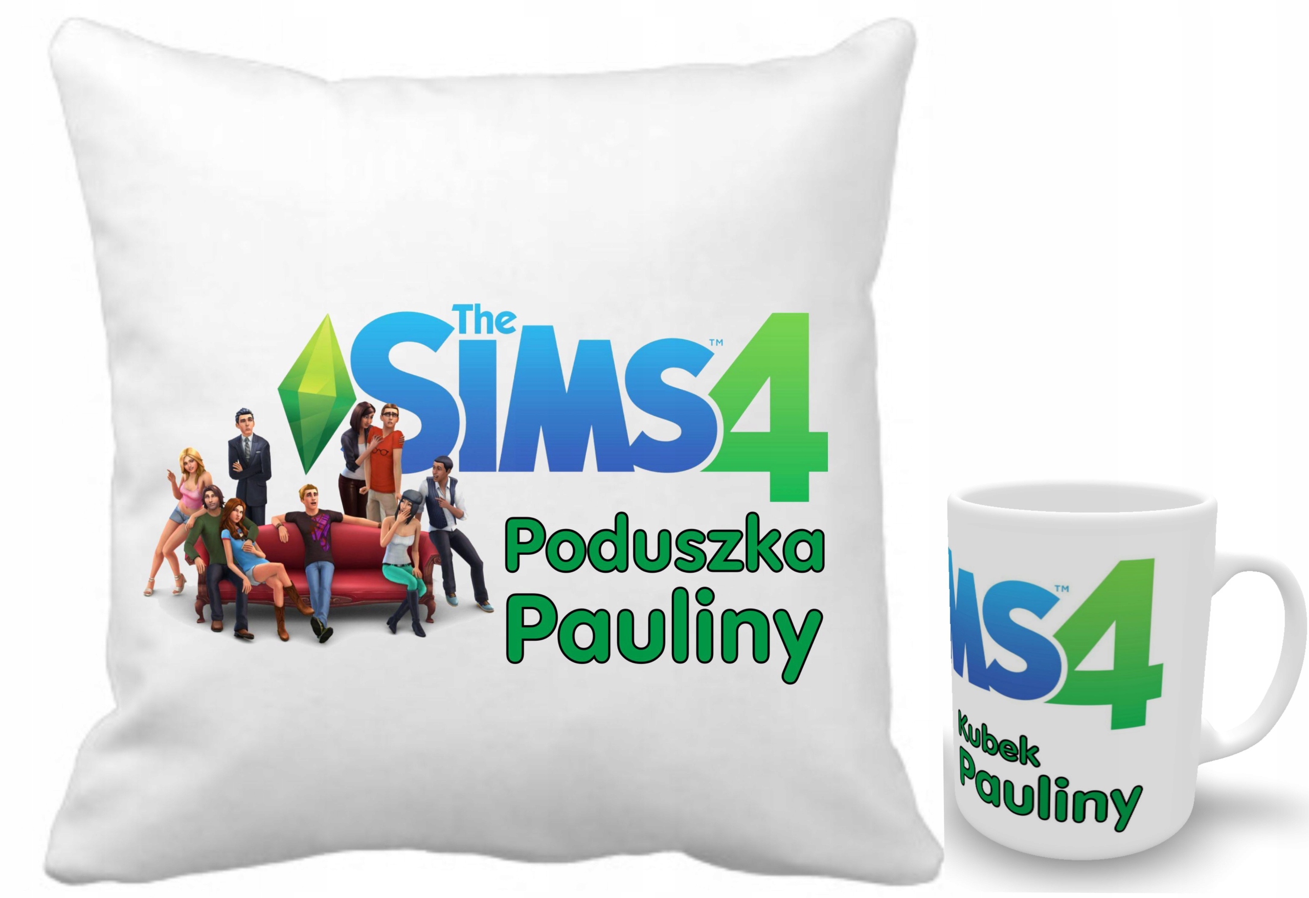 

Zestaw Poduszka+kubek The Sims