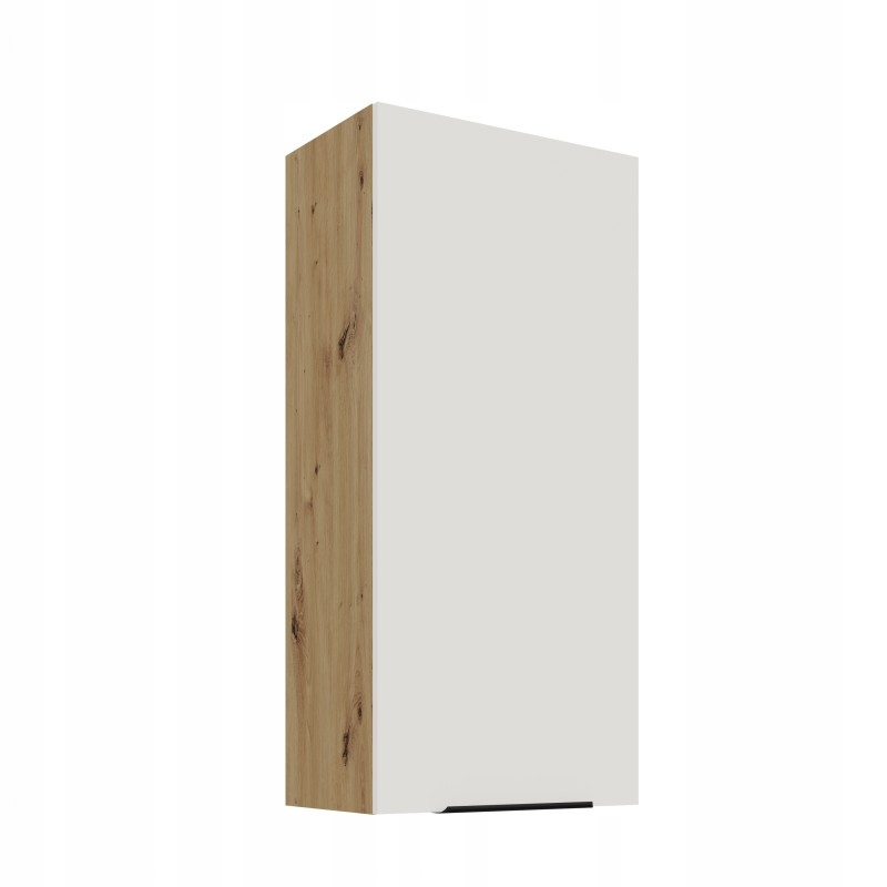 Závěsná kuchyňská skříňka 50x107,5 Modulo bílá Afm dub artisan 1 dveře