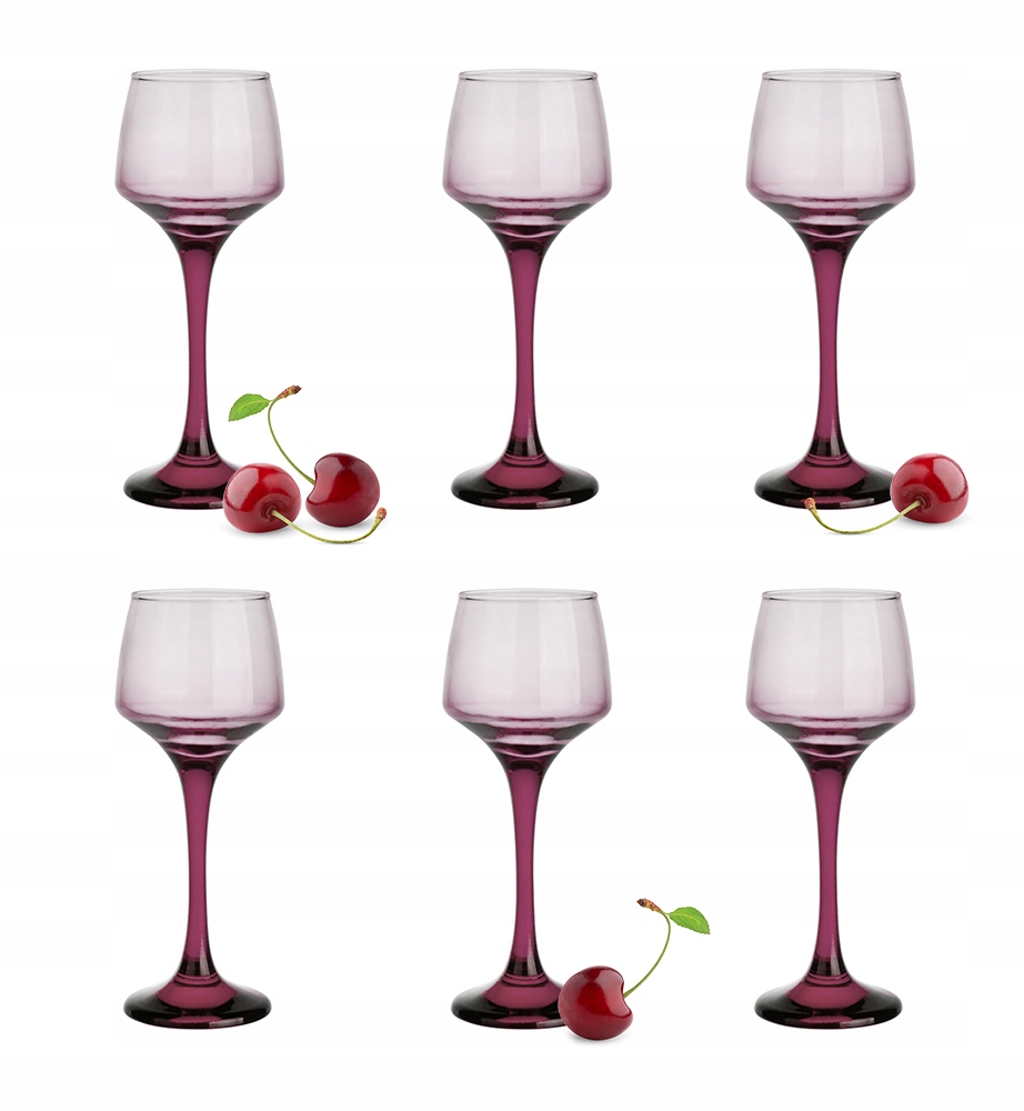 

6x Kieliszek Do Nalewek,likieru, Wódki 75 ml Rubin