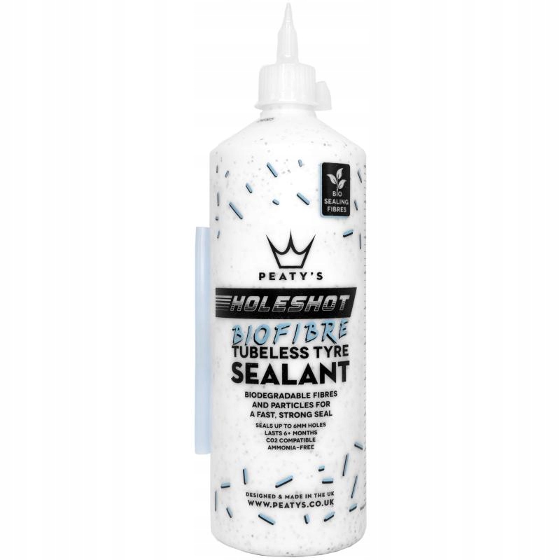 Peatys Tmel HoleShot Biofibre Tubeless Sealant 1000 ml pro bezdušové pláště