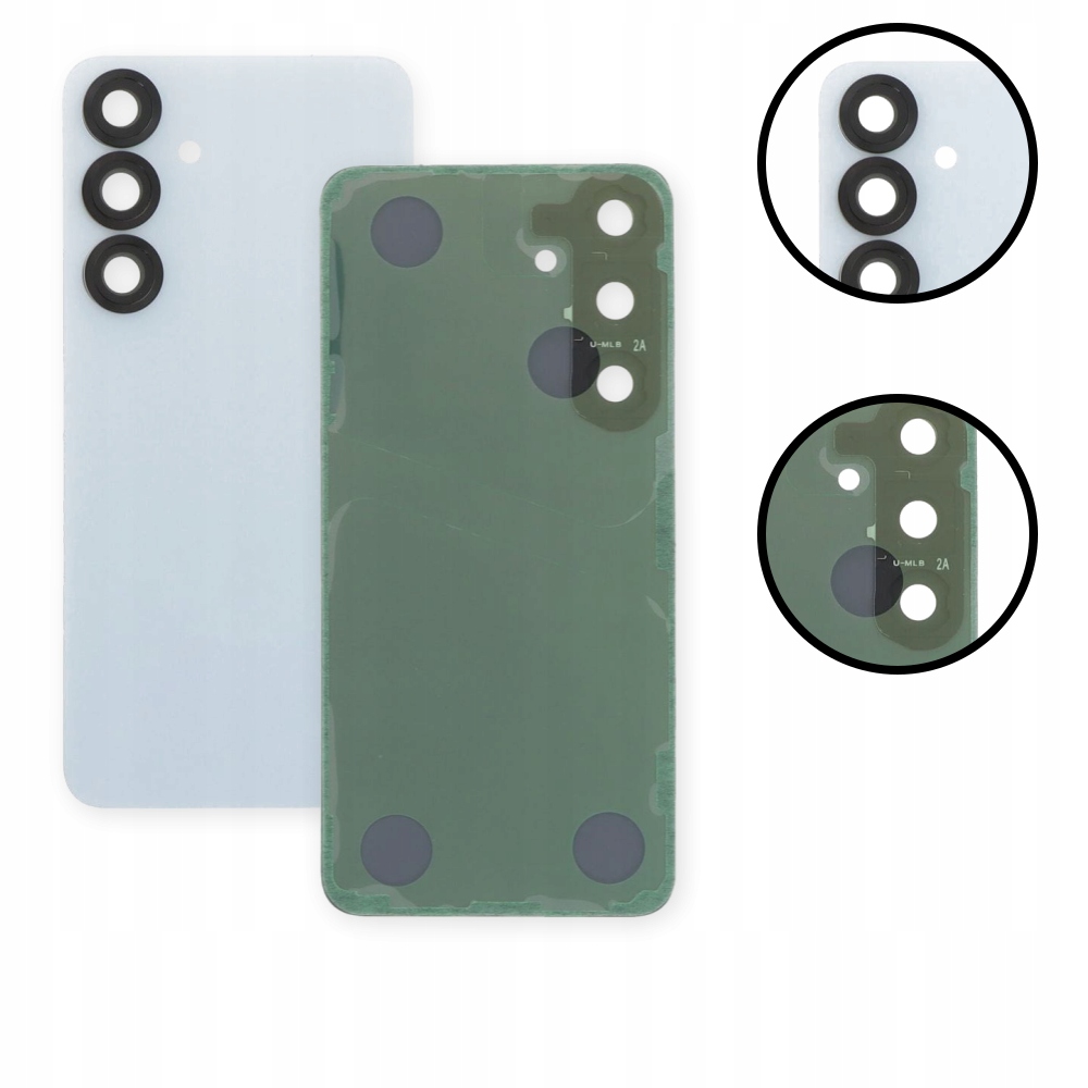 Tylna klapka, tylne szkło do Samsung Galaxy S25+, niebieska