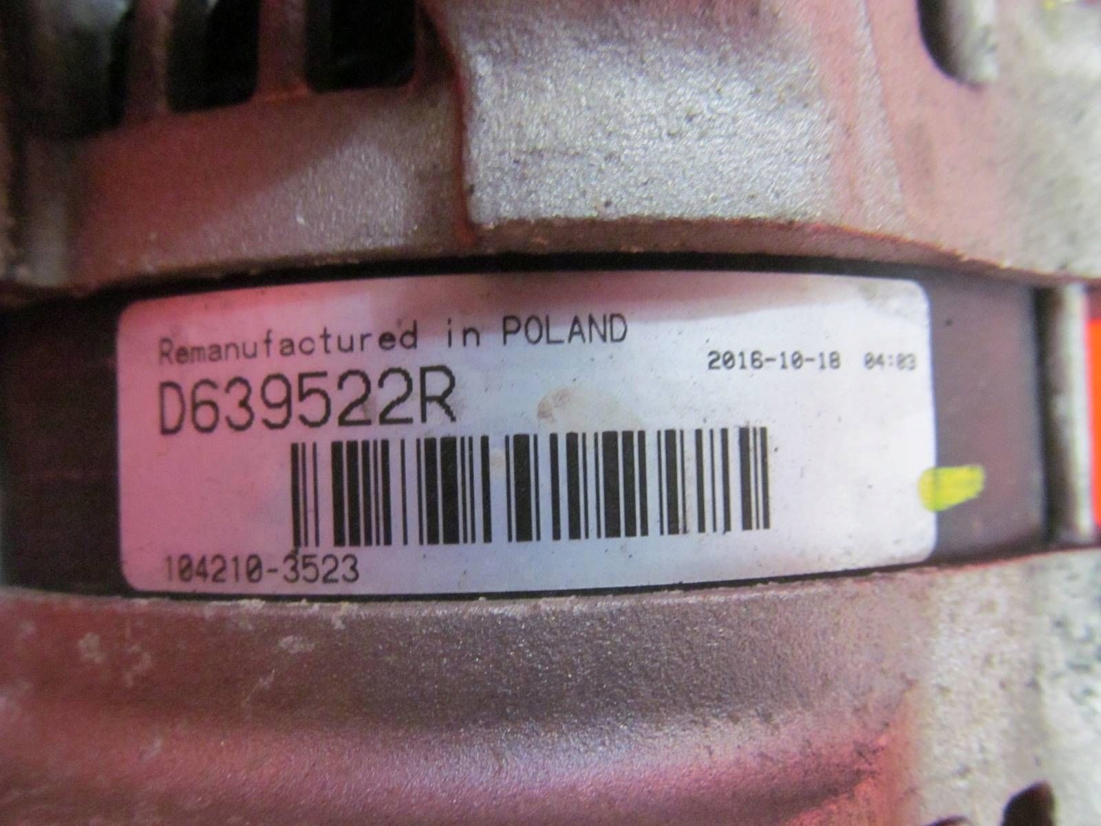 VOLVO C30 2.0 D D4204T C70 V50 FORD S-MAX ALTERNATOR
