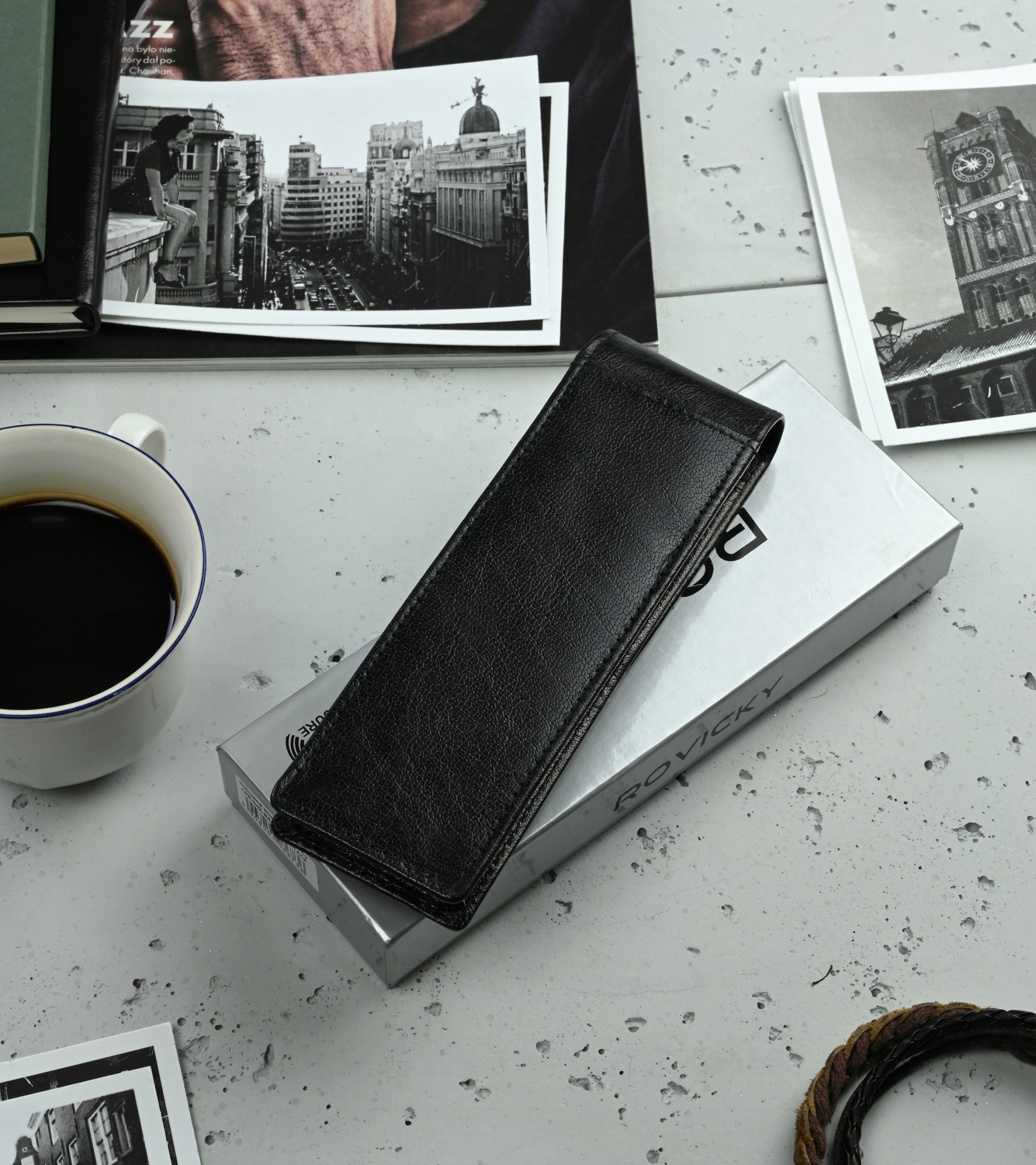 Rovicky skórzane etui na długopisy modne prezent Marka Rovicky