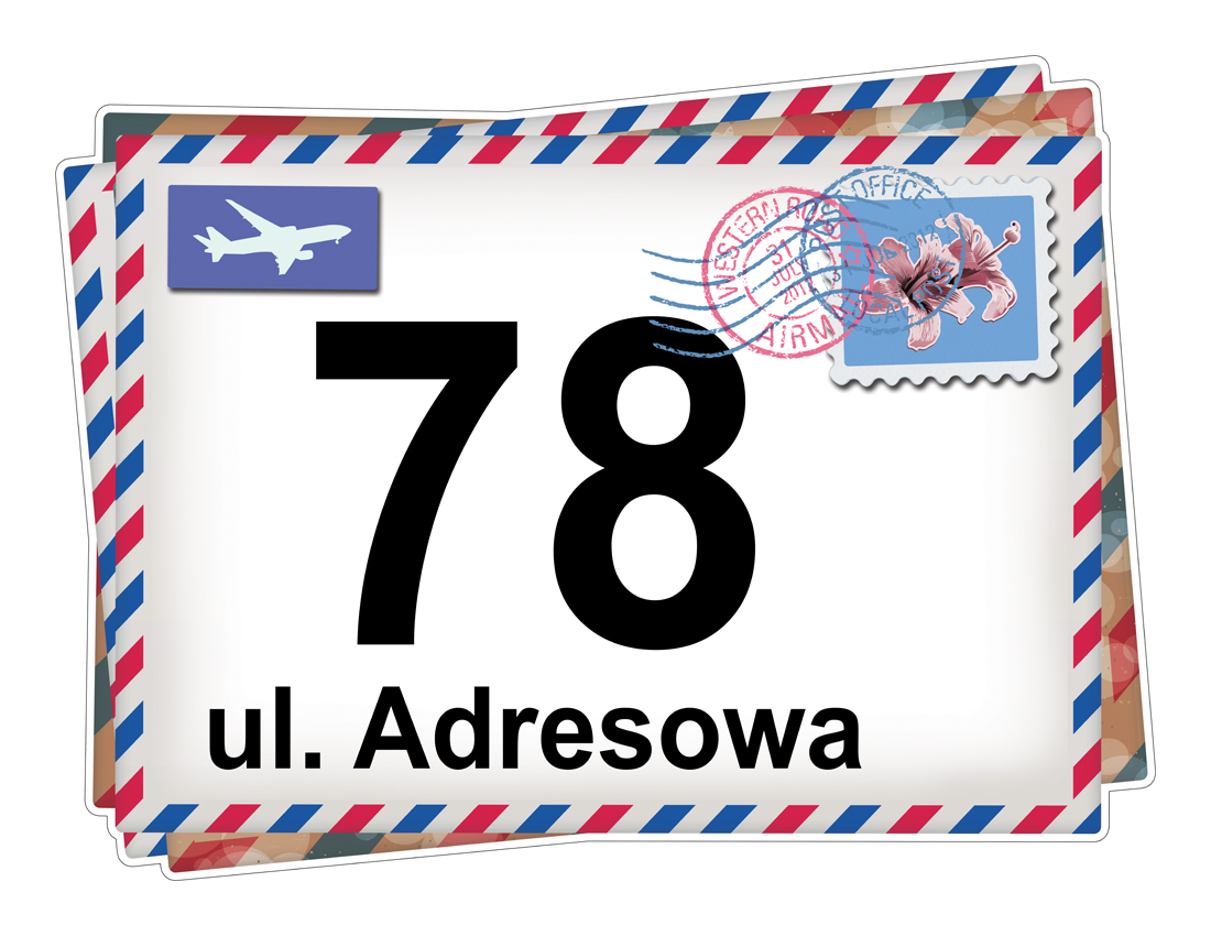 

Tabliczka Adresowa Adres Numer Na Dom znak ulica