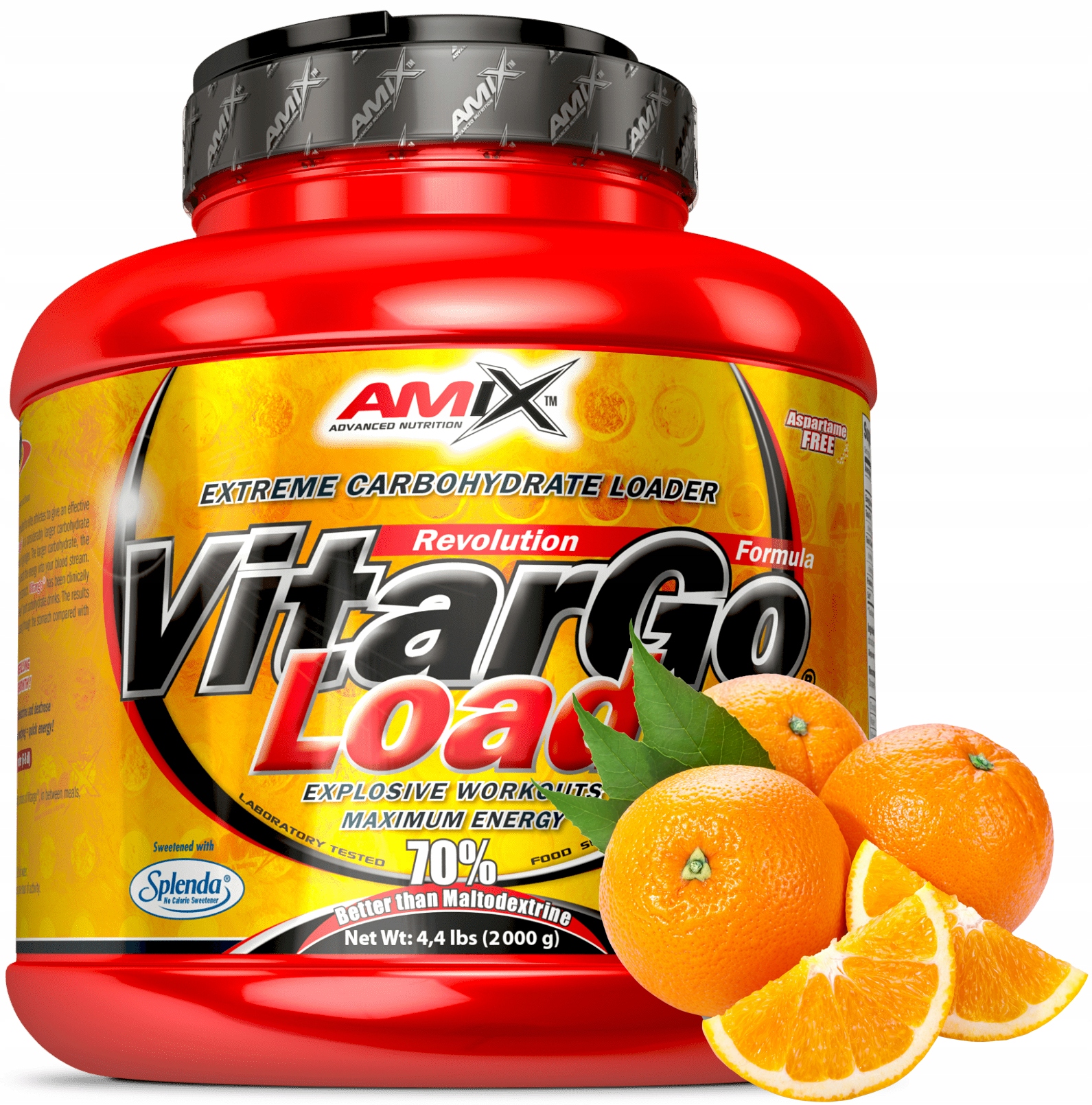 Amix Vitargo Load Sacharidy Carbo 2kg Pomeranč