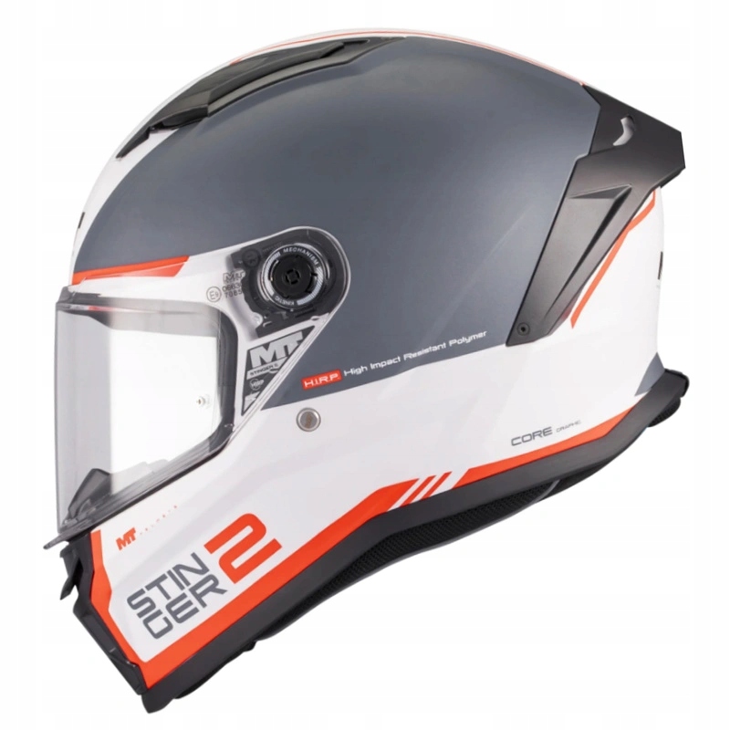 Helma Mt Stinger plná 2 Core Grey/white/red biela šedá červená Darčeky