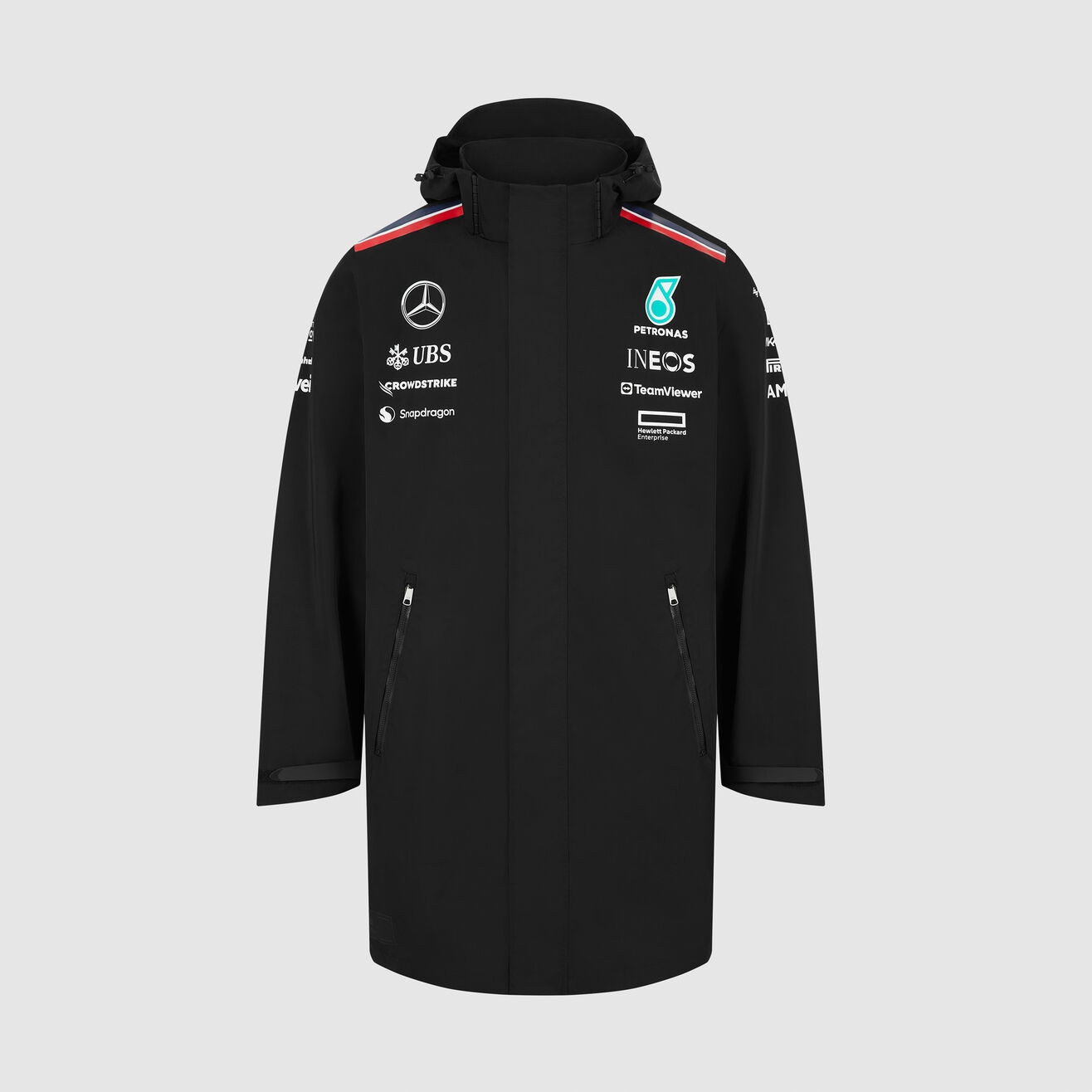 Pánská softshellová bunda proti dešti černá Team Mercedes Amg F1 Vel. S/m