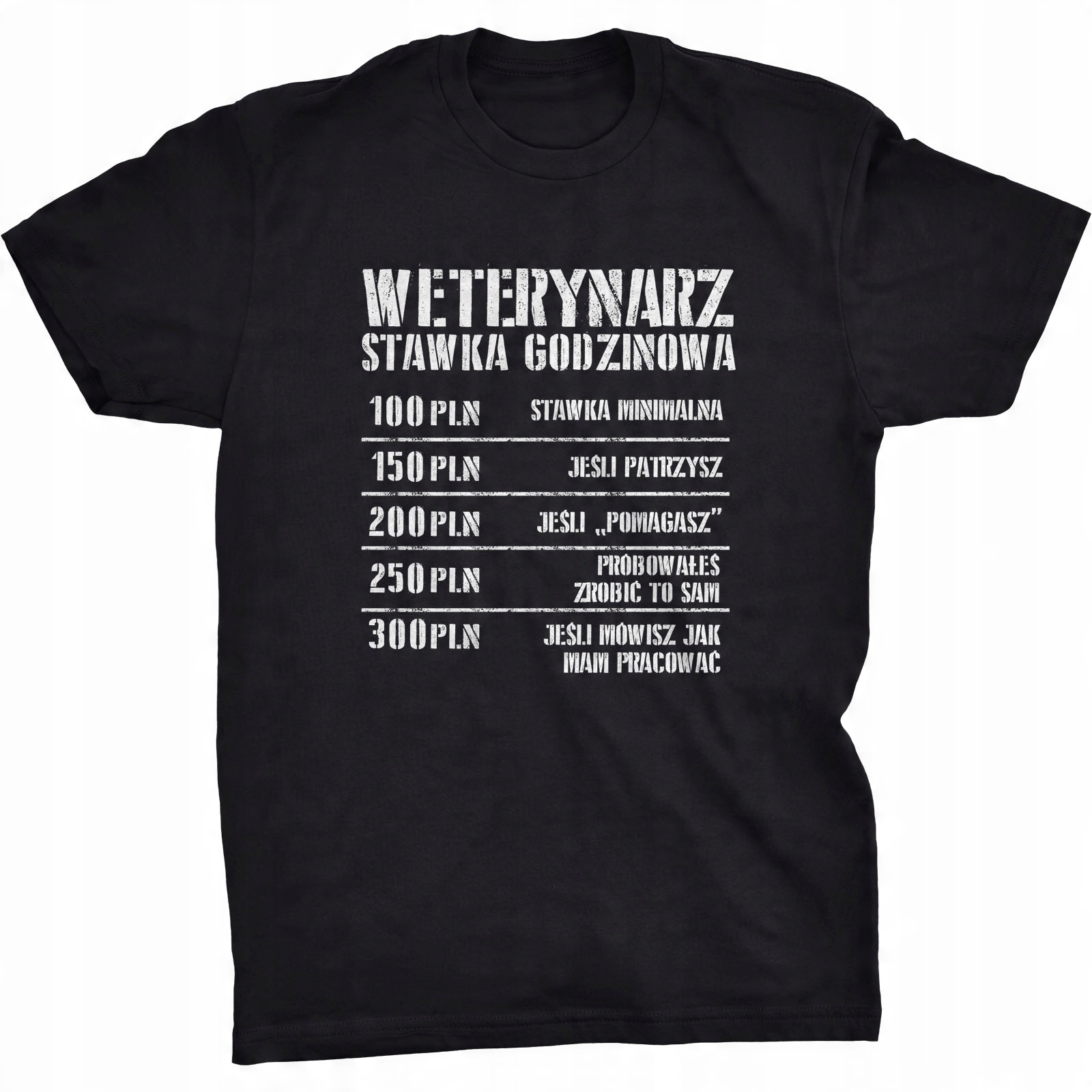 

Stawka Godzinowa Koszulka Dla Weterynarza Prezent