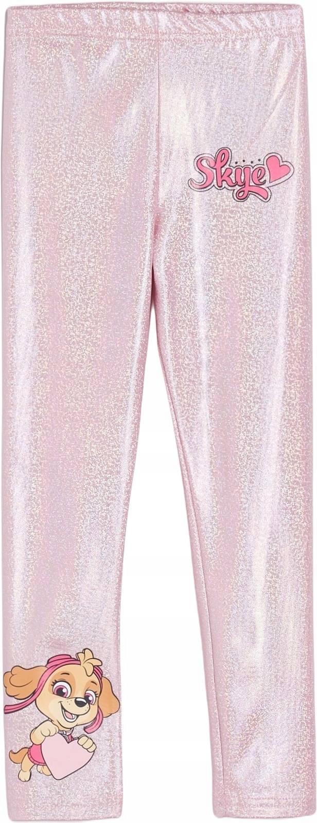 

Psi Patrol Skye Brokatowe Legginsy Spodnie 122