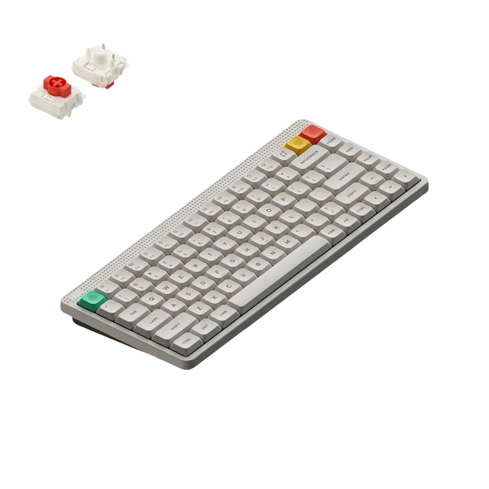 NuPhy Node 75 Klawiatura Bezprzewodowa Niskoprofilowa Mechaniczna Biała