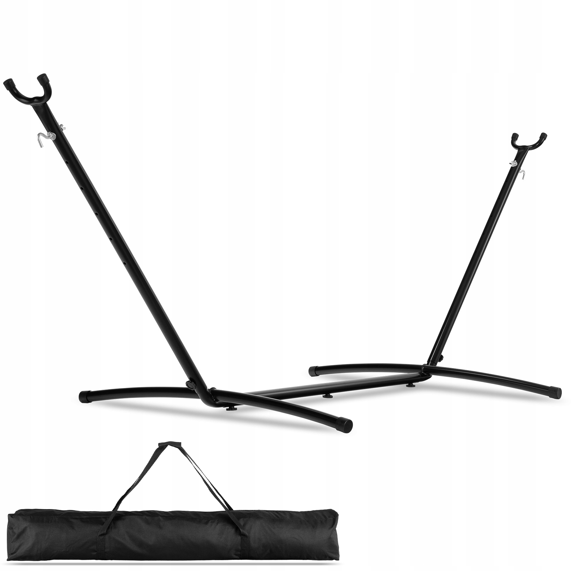 Stelaż na hamak ogrodowy konstrukcja metalowa mocny stabilny stojak