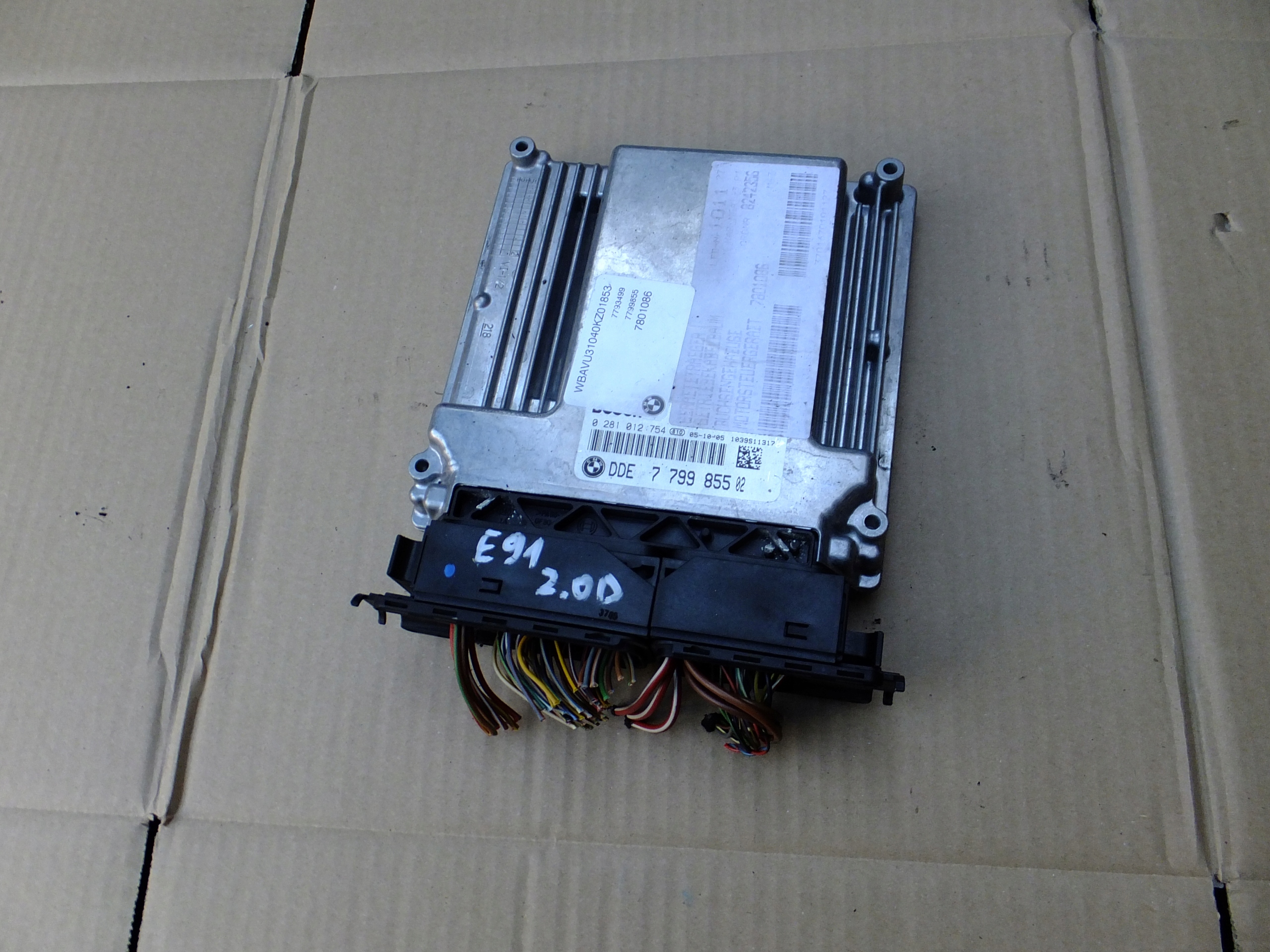 Centralina Motore bmw e90 e91 2,0 d 2007r 7799855