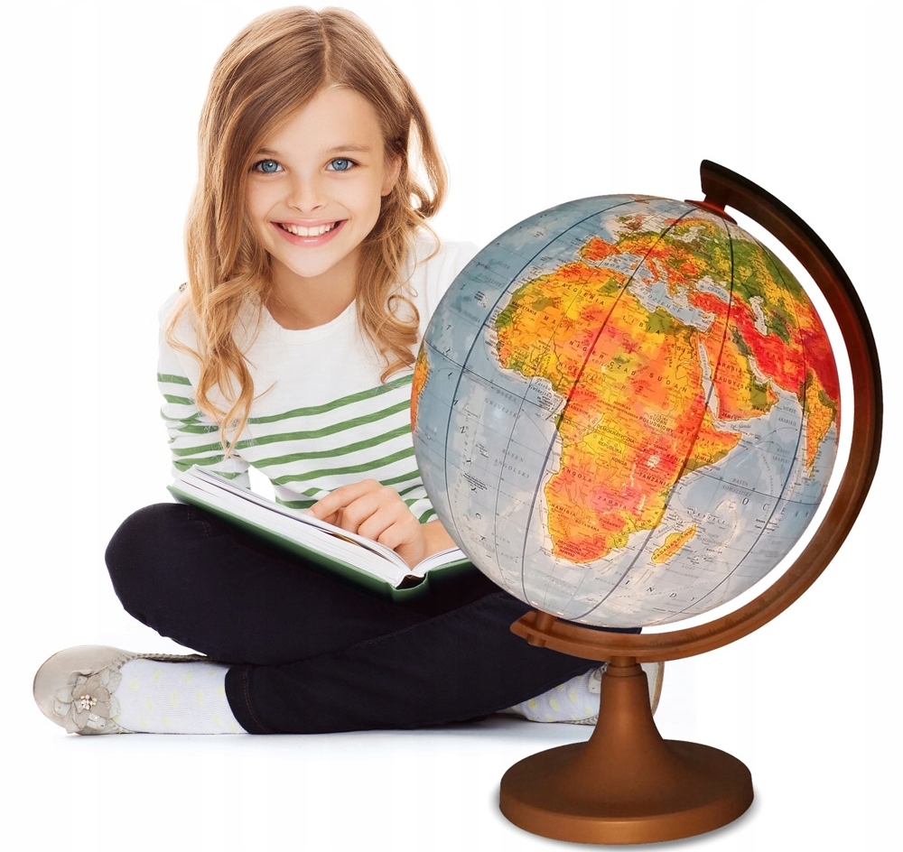 Globus 32 cm PODŚWIETLANY 2w1 320 STREFY APLIKACJA - Polski producent LED