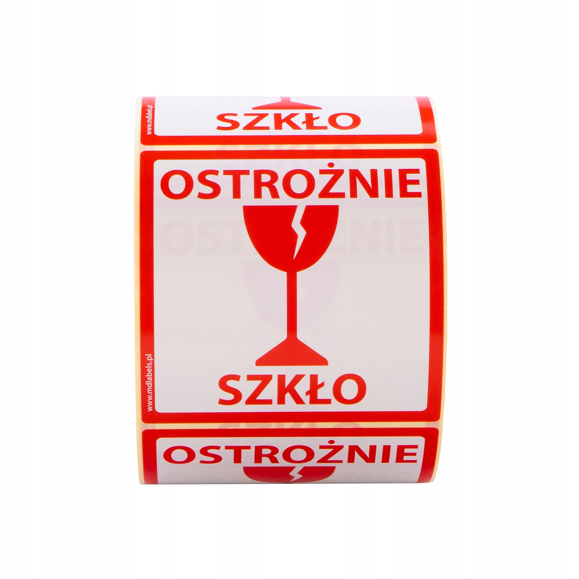 

Etykiety Naklejki Ostrożnie Szkło 1000 Szt