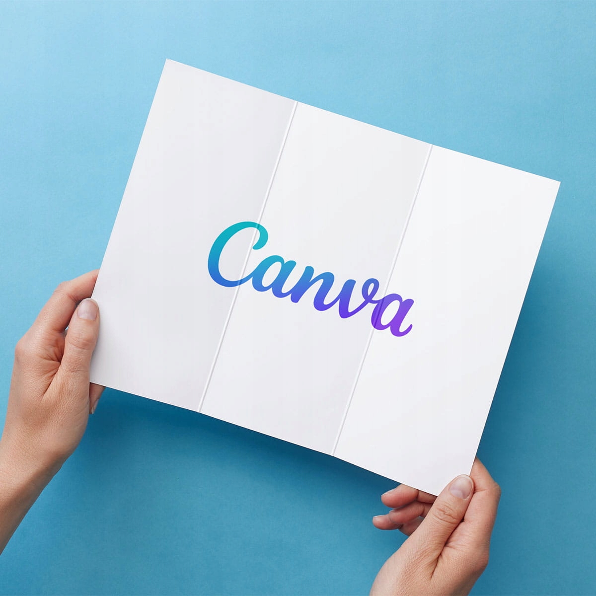 25 Ks. Pozvánka z Canva skládací na 3, z A4 do DL (21x10)