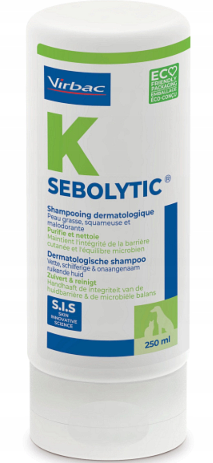 Virbac Sebolytický šampon s dermatologickou seboreou 250 ml pro psa a kočku