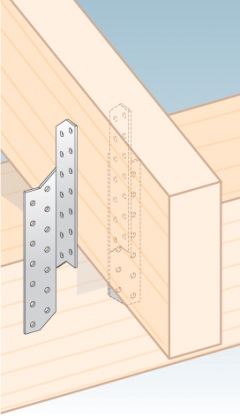 LK1 Łącznik krokwiowy ciesielski 170x32x100x2 LEWY Kod producenta LK