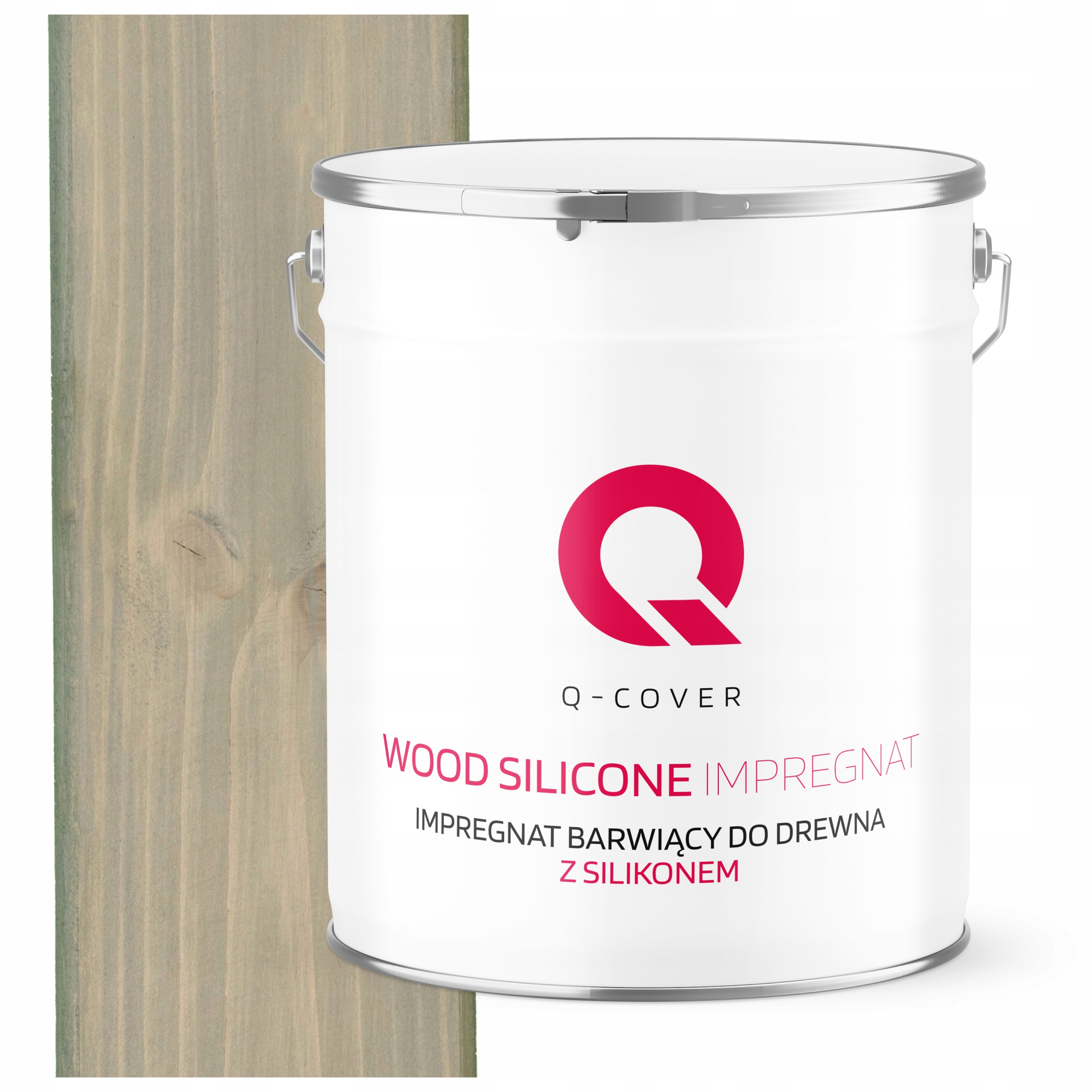 Impregnace Na Dřevo Extra Barva Se Silikonem Chránící Barvy Světlá Šedá 5L