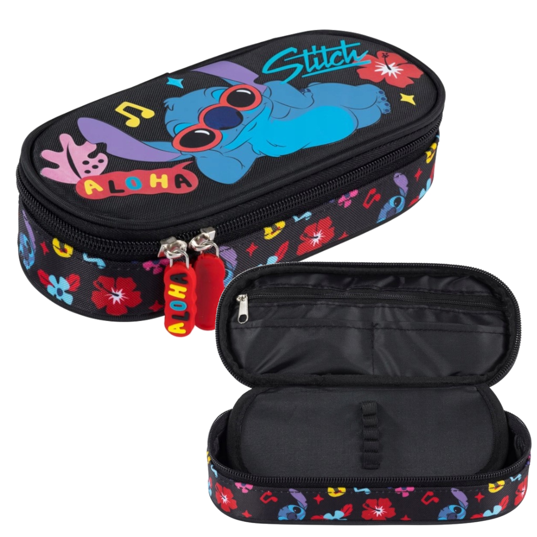 PIÓRNIK SASZETKA STITCH ALOHA BLACK ST. MAJEWSKI