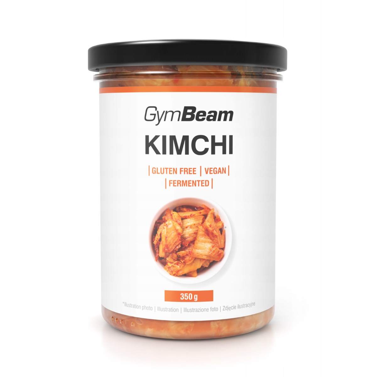 Kimči Korejská Kvašená Zelenina Asijské Jídlo Vegan GymBeam 350 g