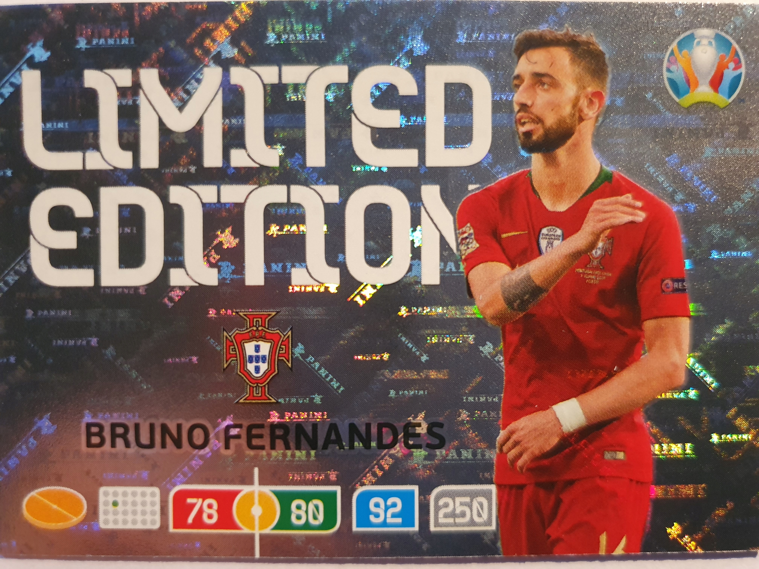 Panini Uefa Euro 2020 Limited Edition Fernandes