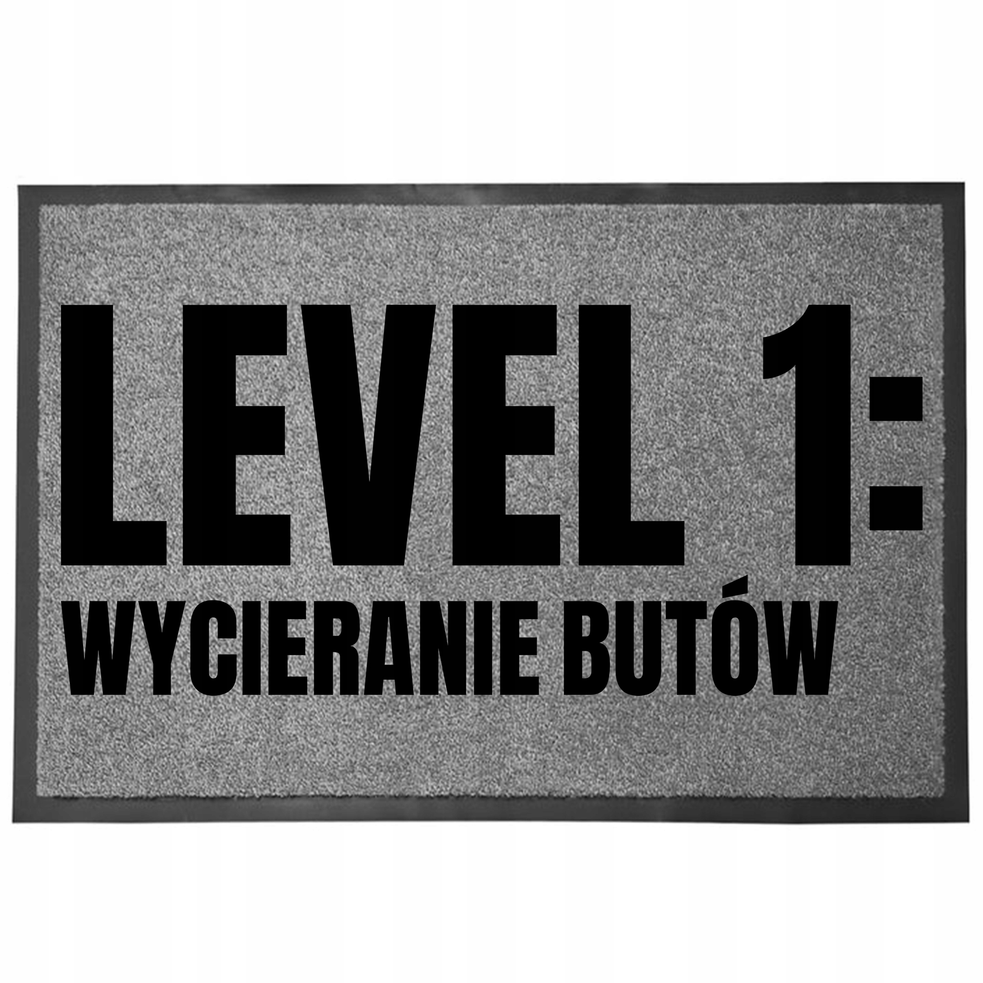 Wycieraczka Wejściowa Szara 40X60CM Pod Drzwi Z Humorem Zabawna Level 1
