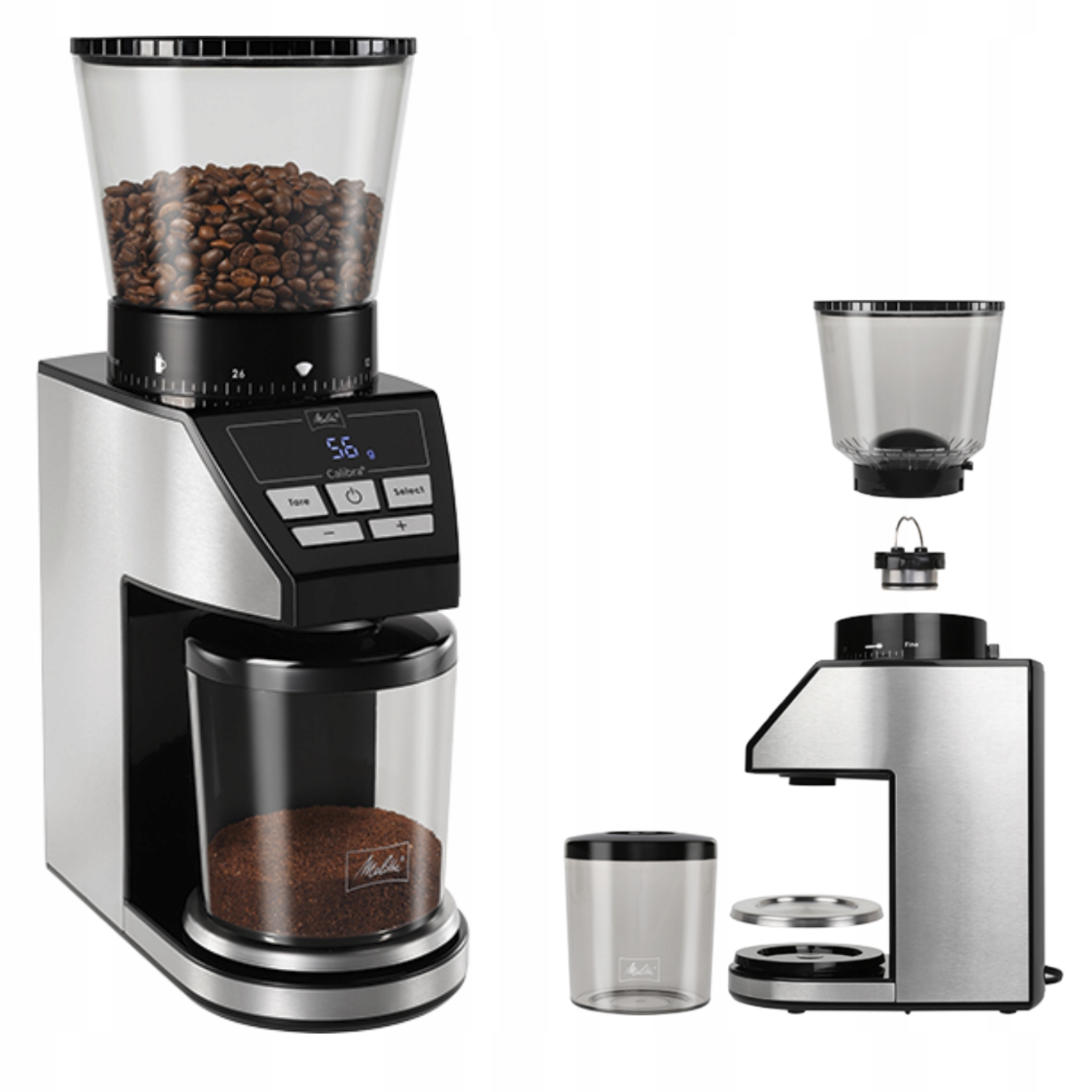 Elektrický mlýnek na kávu pro mletí kávy Melitta