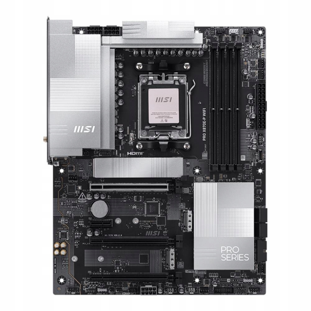 Doska Msi Pro X870E-P Wifi /amd X870/DDR5/SATA3/M.2/ USB4/WiFi/ BT/PCIe5.0/