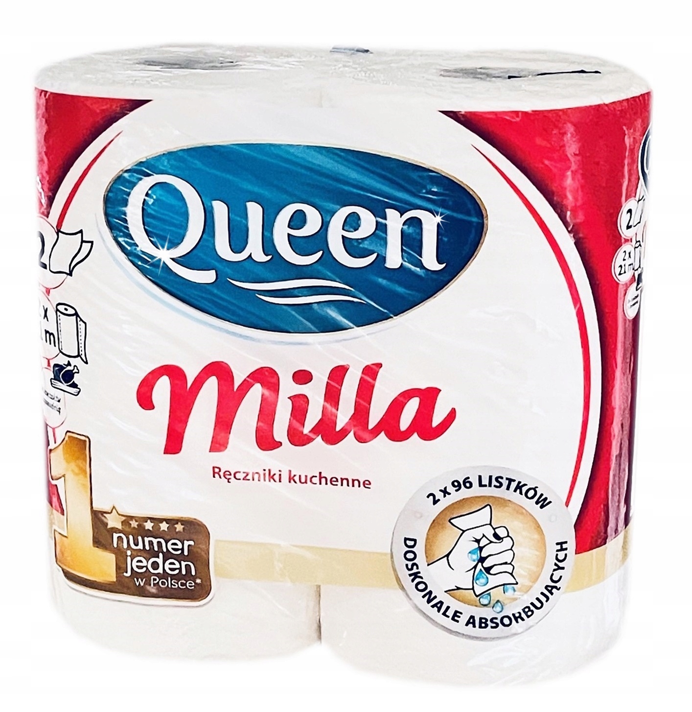 

Ręcznik Papierowy Kuchenny Queen Milla 2 rolki