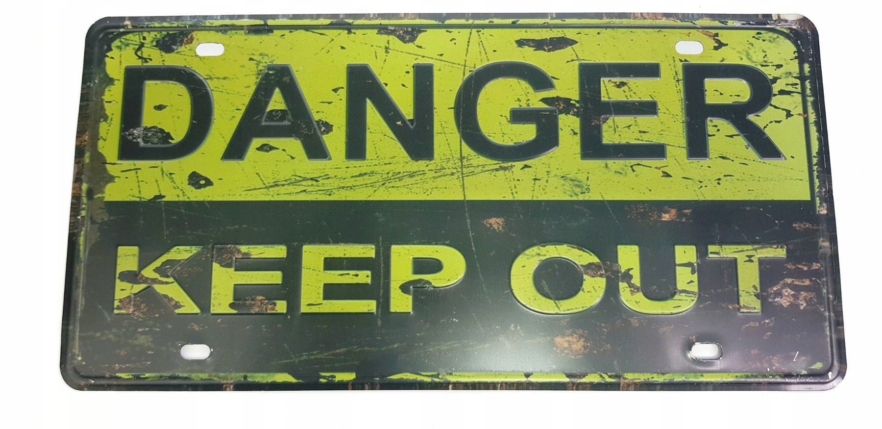 

Danger Keep Out Tabliczka Blacha Ozdobna Vintage