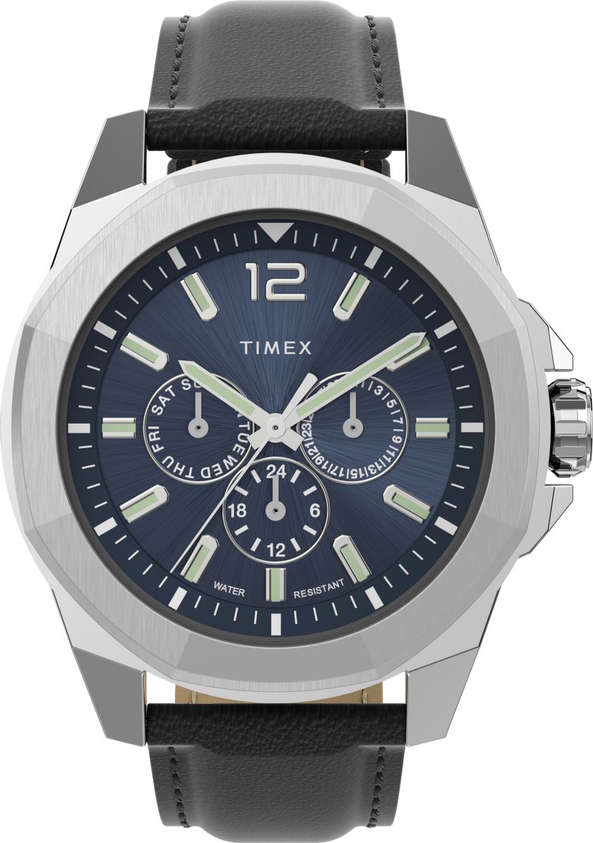 Analogové pánské hodinky klasické Timex TW2V43200 na koženém řemínku