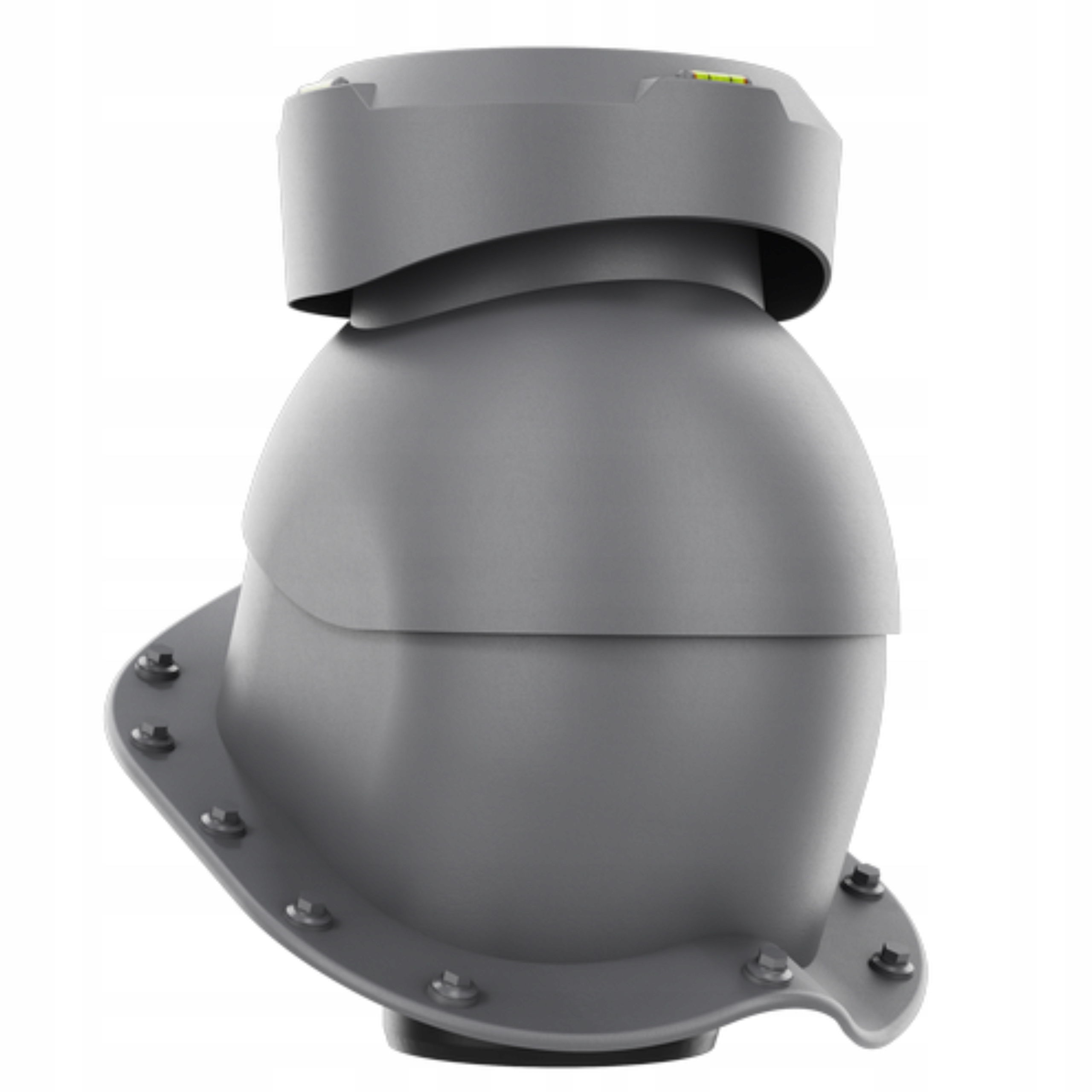 Krbový kanalizační ventilátor fi110 Blachodachówka Grafit 7024