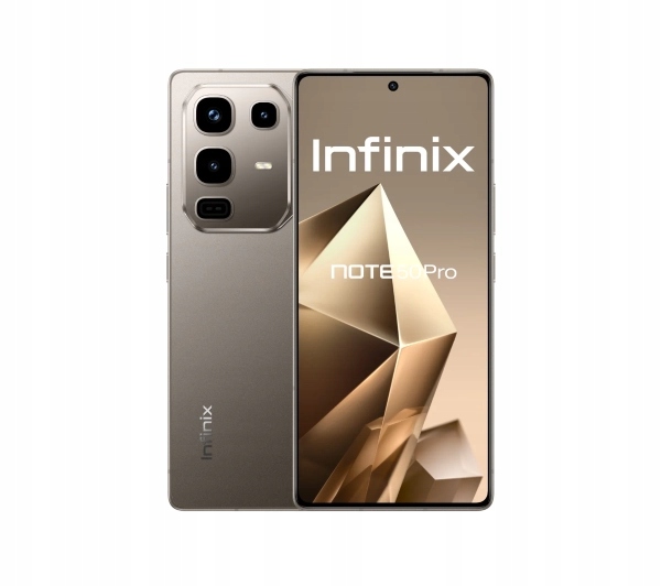 Smartfon Infinix Note 50 Pro 8/256GB 144Hz 50Mpix Titanium Grey Szary