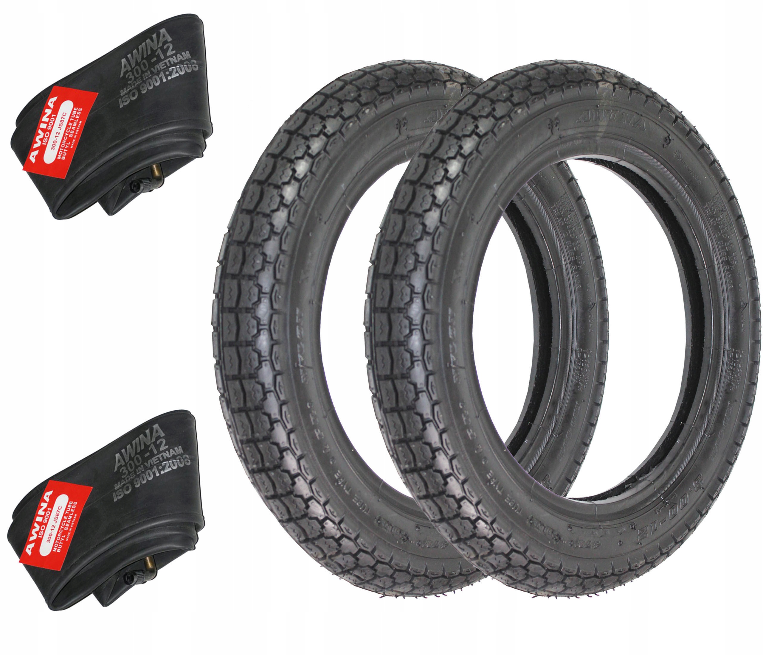 

2X Opona Dętka 12X3.00 Skuter Honda Simson SR50